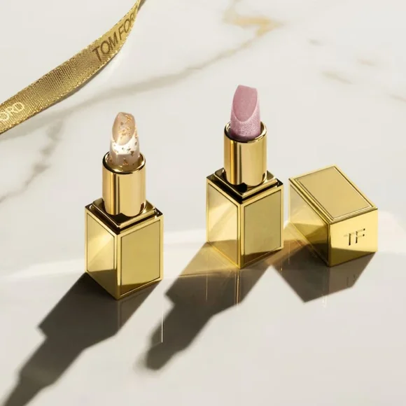 Tom Ford Soleil 01 Sunlit Rose Lip Balm Limited Edition Pink NEW IN BOX BNIB - Picture 4 of 4